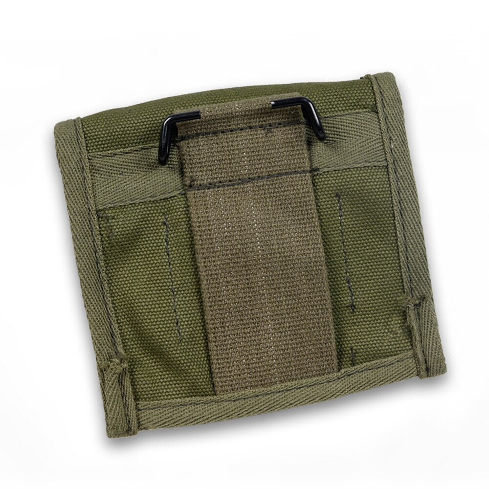 WWII WW2 US ARMY M2 JUNGLE FIRST AID KIT POUCH M1945 OUTDOOR FIELD FIRST-AID KIT With Hook