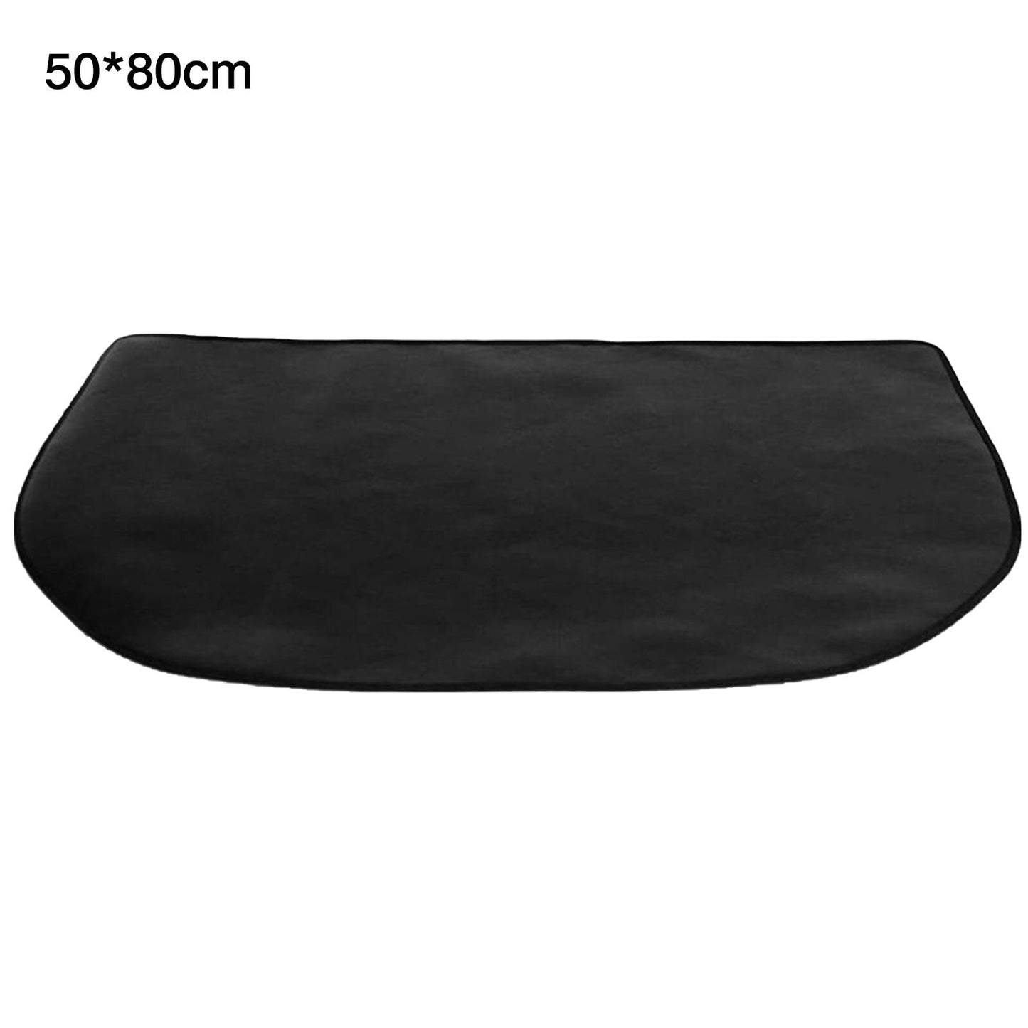 Fire Retardant Heat Insulation Black/Gray Fireplace Carpet Non-slip Mat Survival Emergency Blankets For Fireplace Camping Supply