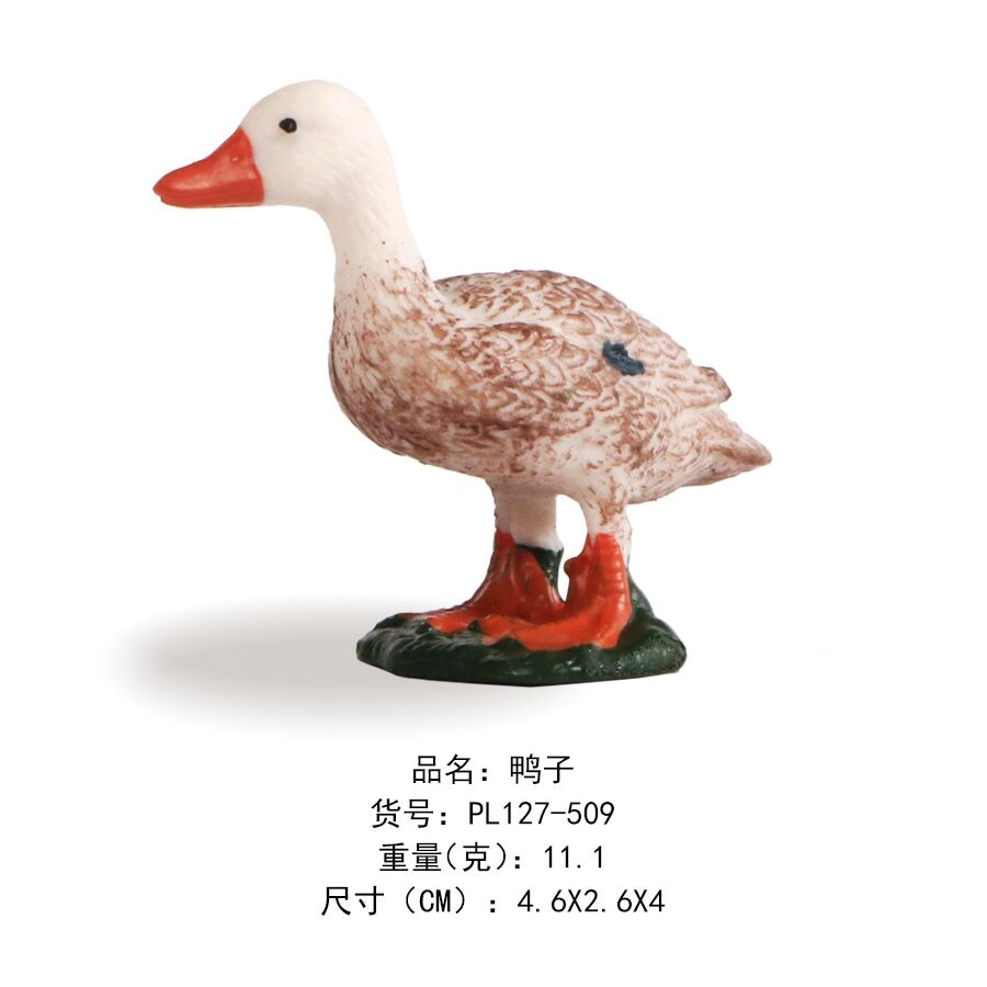Simulation Farm Poultry Animal model Chicken Fowl Duck Goose Rooster Action figures plastic Figurines Farm series Kids Toys