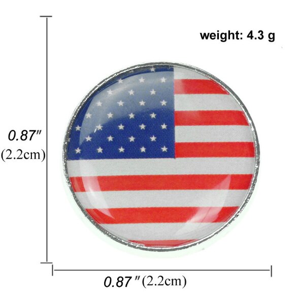 United States National Flag Enamel Pins US America Soldier Veteran Statue of Liberty Souvenir Badge Brooch Bag Clothes Lapel Pin