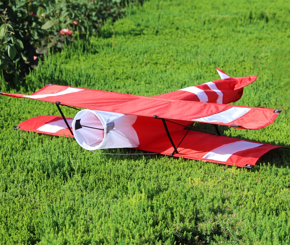 New High Quality 3D Single Line Red Plane  Kite Sports Beach With Handle and String Easy to Fly Factory Outlet