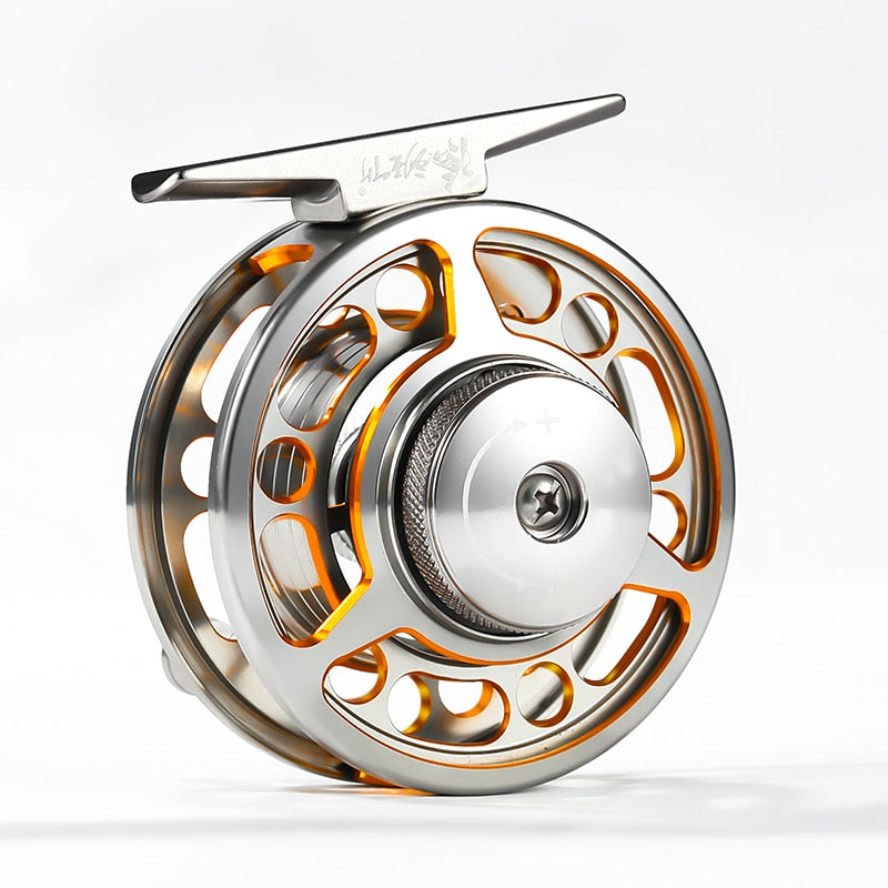 Full Aluminum Ice Fishing Reel left/right handed Ice Fishing Wheel 50mm 60mm Fly Fishing Reels Gear ratio 1:1 Pesca