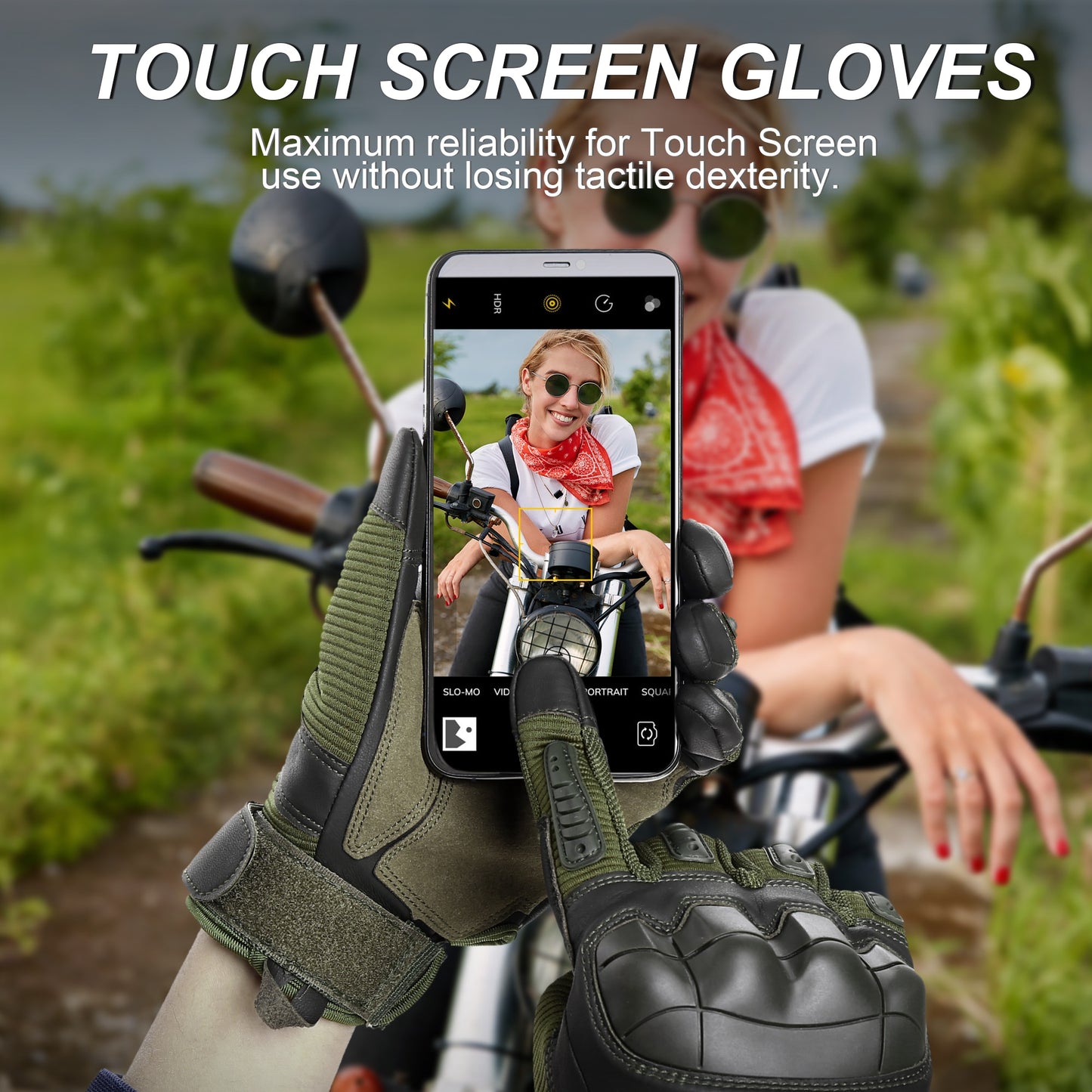 Military Tactical Touch Screen Gloves PU Leather Full Finger Glove Airsoft Paintball Bicycle Hunting Hiking Cycling Men Mittens