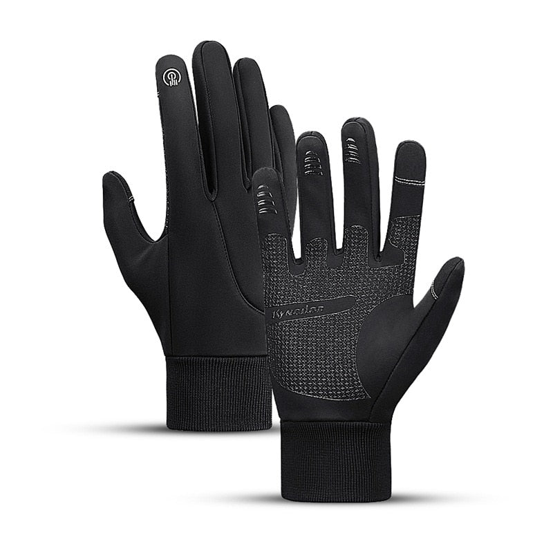 Men Women Winter Gloves Waterproof Warm Thermal Fleece Gloves Antislip Touch Screen Outdoor Sports Running Ski Snowboard Gloves