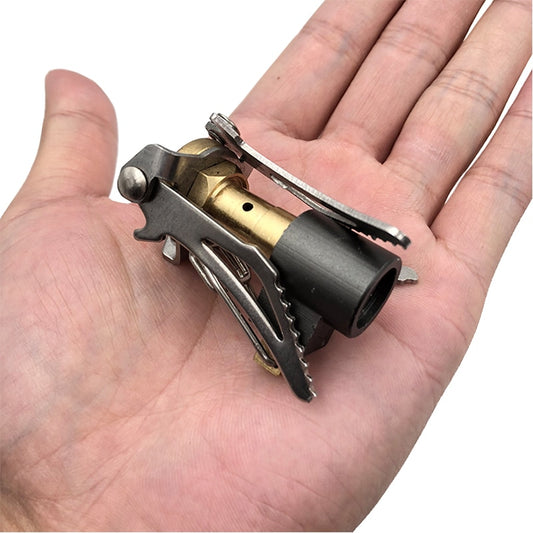 Outdoor Portable Folding Mini Camping Oven Gas Stove Survival Furnace Stove 45g 3000W Pocket Picnic Cooking Gas Cooker