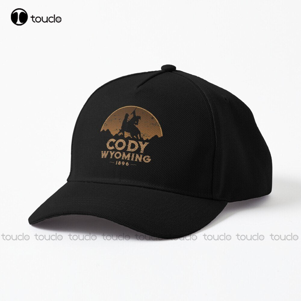 Cody Wyoming Buffalo-Bill Wild West Baseball Cap womens baseball hats Cotton Denim Caps Outdoor Climbing Traveling Custom Gift