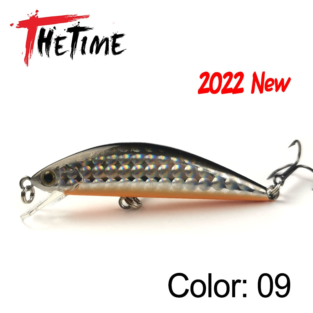 THETIME SWEET 55 Small Jerkbait Minnow Lure 55mm/4.5g Mini Shad Sinking Artificial Wobbler Bait For Trout Perch Crappie Fishing