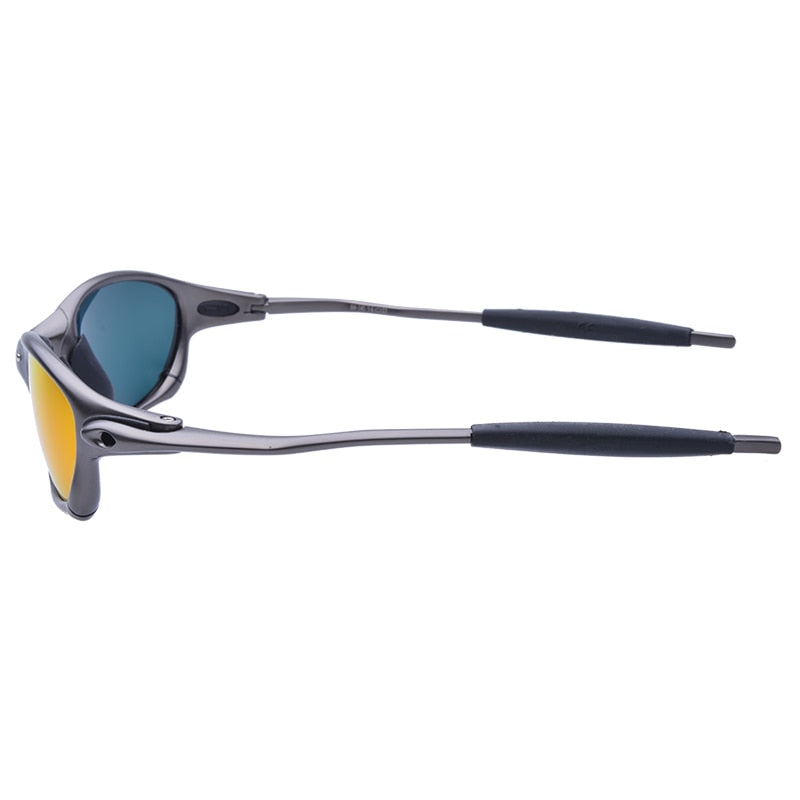 MTB Man Polarized Sunglasses Cycling Glasses UV400 Fishing Sunglasses Metal Bicycle Goggles Cycling Eyewear Riding Glasses D4-3