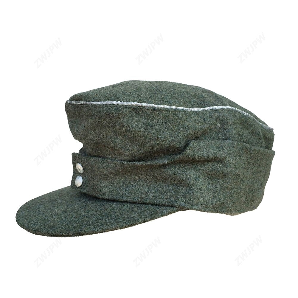 WWII WW2 M1943 FIELD WOOL CAP BLACK ARMY EM PANZER M43 HAT DE/401105