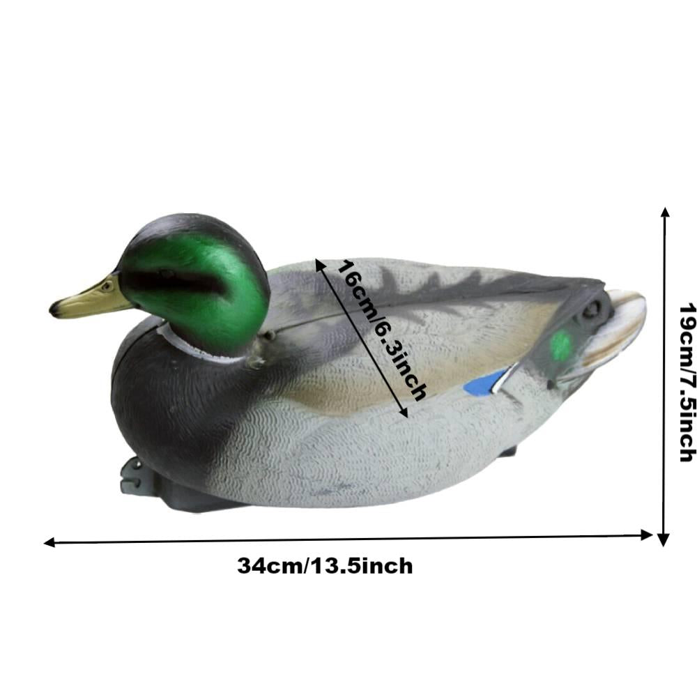 Duck Decoy Hunting Floating Mallard w/ Keel for Hunting Shooting Home Garden Lawn Ornaments Pool Pond Decors Plastic Ducks