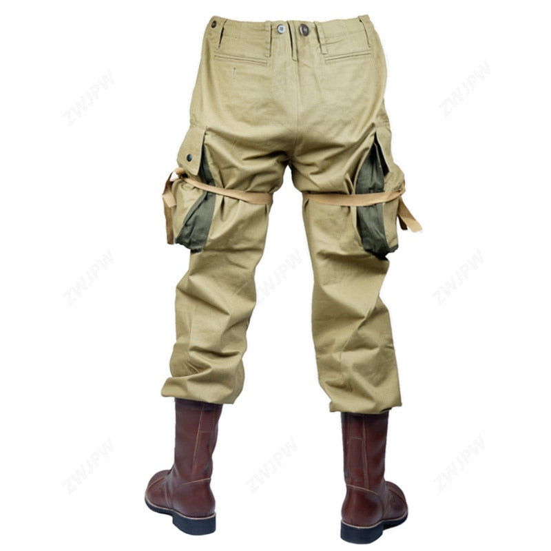 WWII WW2 US Army M42 Military Paratrooper Pants Airborne Costume