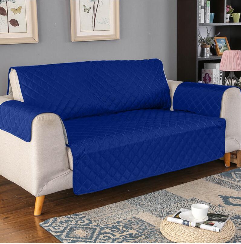 Quilted Anti-wear Sofa Covers for Dogs Pets Kids Anti-Slip Couch Recliner Slipcovers Armchair Furniture Protector 1/2/3 Seater
