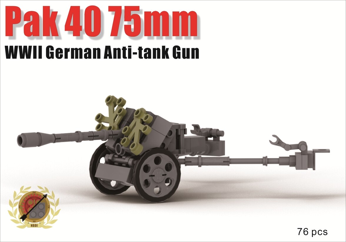 WWII Building Blocks Military Napoleon Gun Front Loaded Gun Retro M1875 Field Gun Building Block Model Weapon Accessories Toys