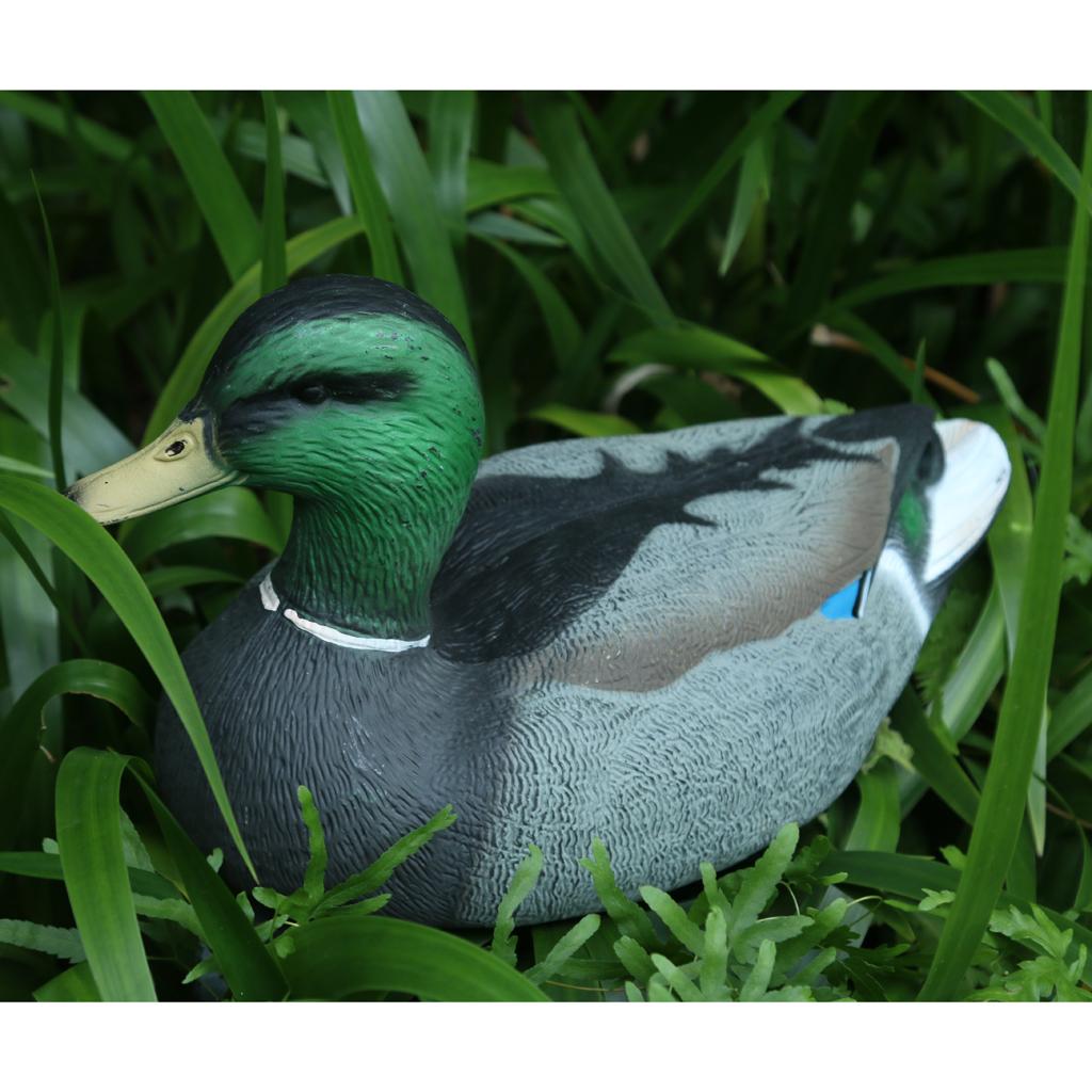 Outdoors Mallard Decoys, Classic Floaters Drakes Ducks Decoys Scarecrow Garden Lawn Yarn Decors for Hunting Shooting Supplies