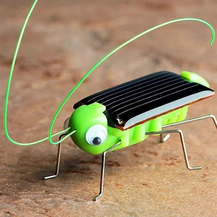 1Pc Mini Solar Energy Powered Robot Cockroach/Grasshopper Educational Simulation Kid Toy Gift Funny Moving Toy Solar Insect