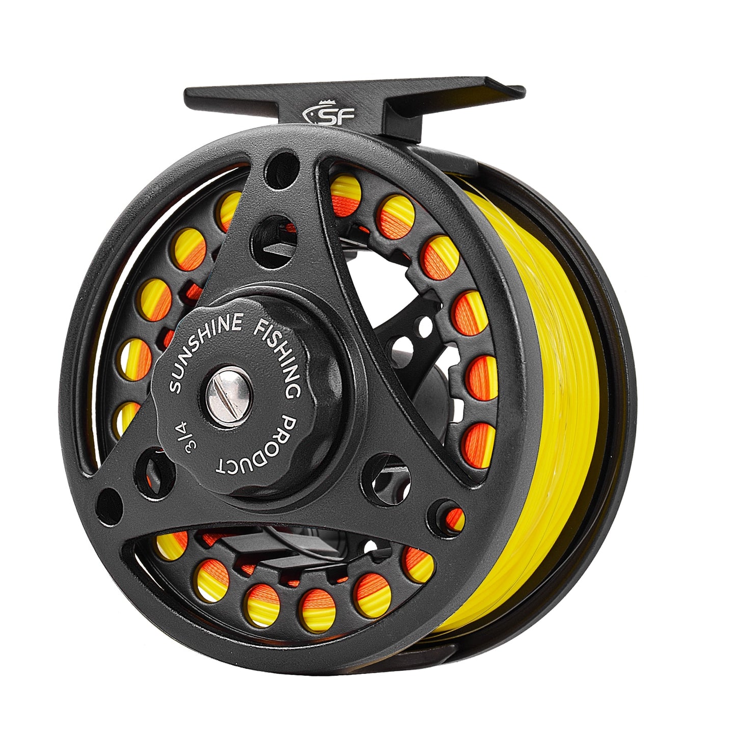 SF Fly Fishing Reel 3/4,5/6,7/8WT Fly Reel Combo Fly Reel Large Arbor Aluminum Alloy Body for Trout Bass Carp Pike Panfish