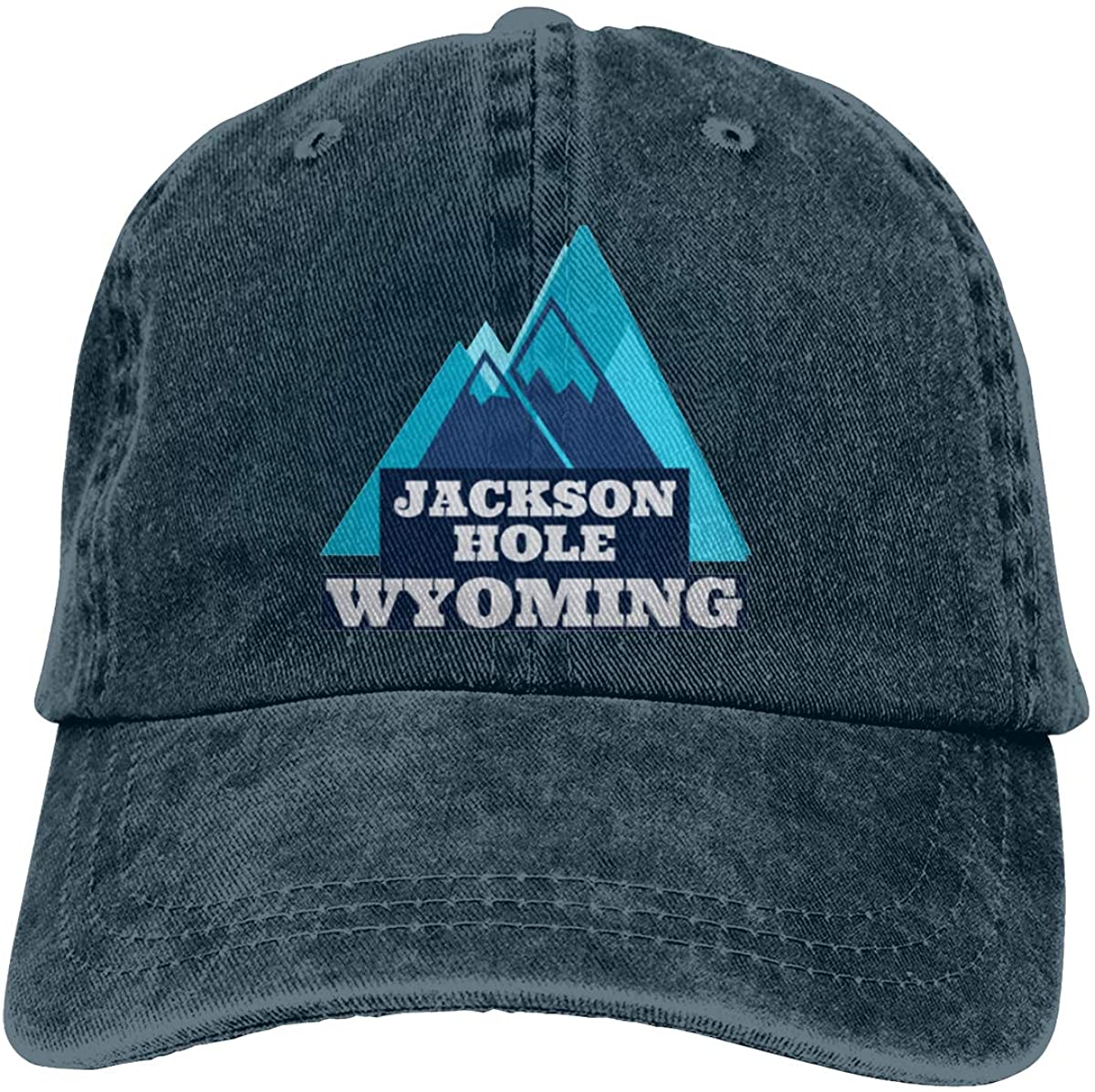 Summer New Best Selling 2020 Print Jackson Hole, Wyoming Sandwich Cap Denim Hats Baseball Cap Dad designer Hat  hats for men