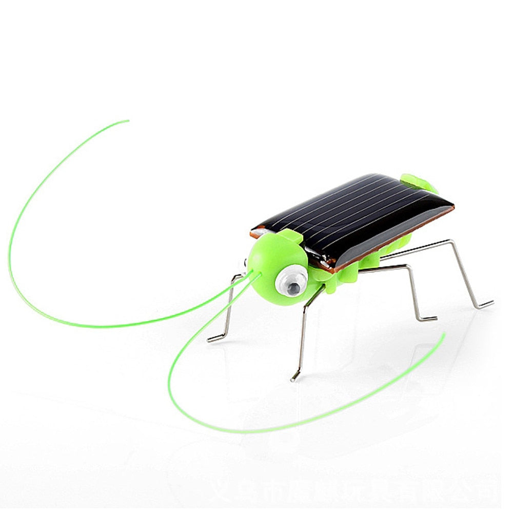 2022 Solar Grasshopper Educational Solar Powered Grasshopper Robot Toy Required Gadget Gift Solar Toys No Batteries for Kids