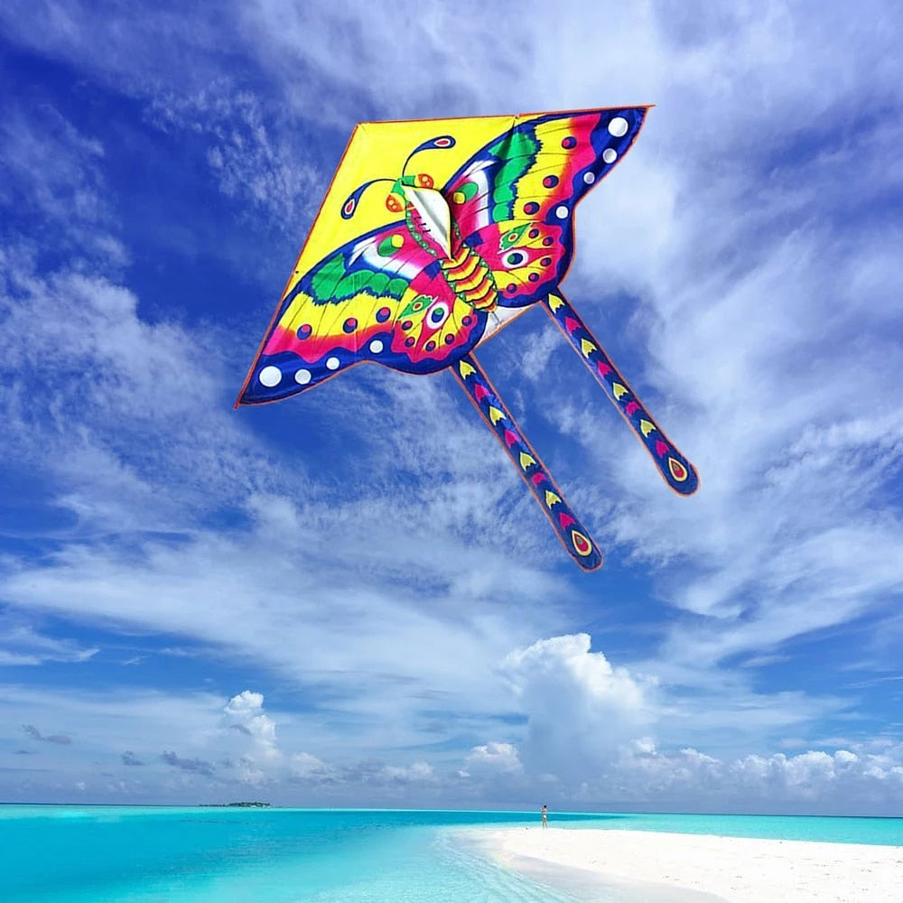 Flat Eagle Kite With 30 Meter Kite Line Children Flying Bird Kites Windsock Outdoor Toys Garden Cloth Toys For Kids Gift