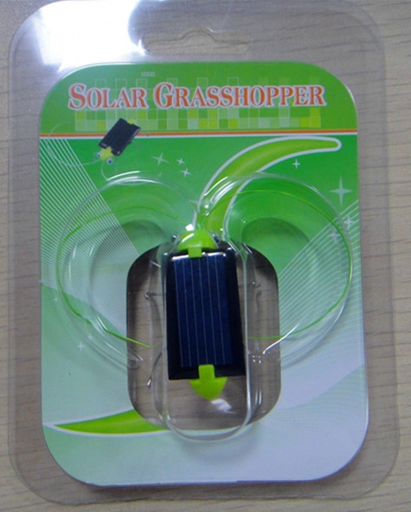 1Pc Mini Solar Energy Powered Robot Cockroach/Grasshopper Educational Simulation Kid Toy Gift Funny Moving Toy Solar Insect