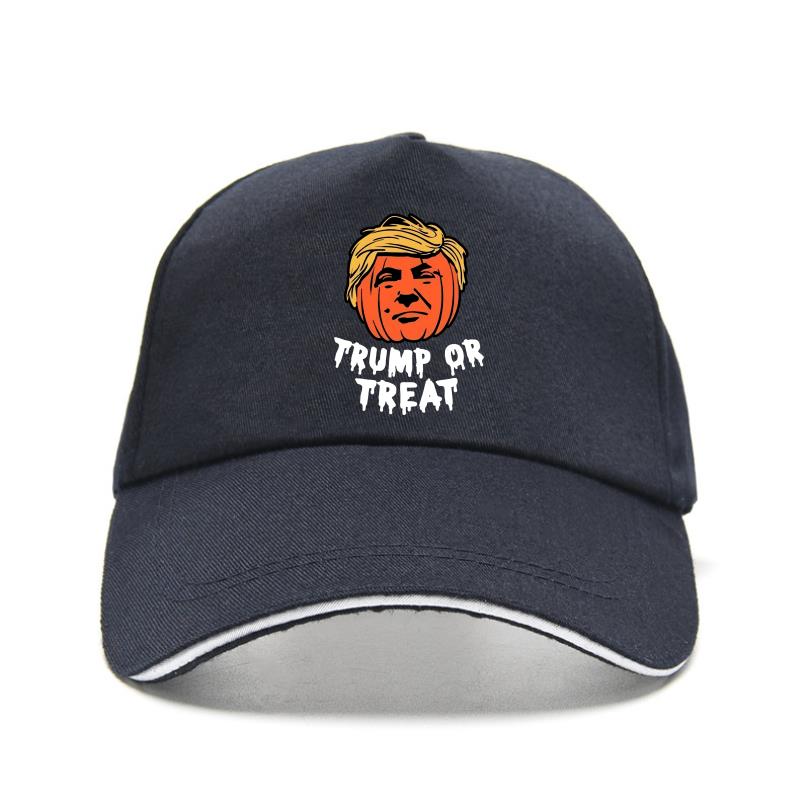 New Black, Navy Bill Hats Donald Trump Or Treat Halloween Funny Baseball Cap Women Men Printing Baseball Caps