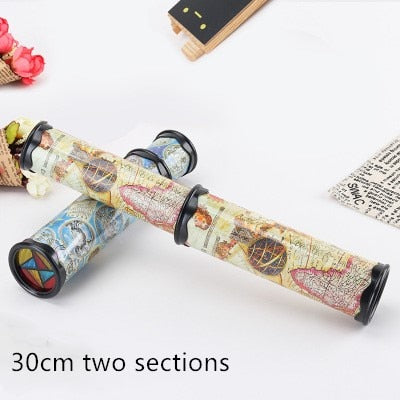 3 Kinds Large Scalable Rotating Kaleidoscopes Extended Rotation Adjustable Fancy Colored World Baby Toy Children Autism Kid Toy