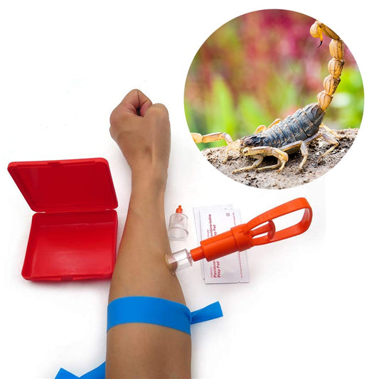 Outdoor Extractor Emergency Snake Insect Bite First Aid Kit Wild Venomous Bee Bites Vacuum Detox Pump Survival Rescue
