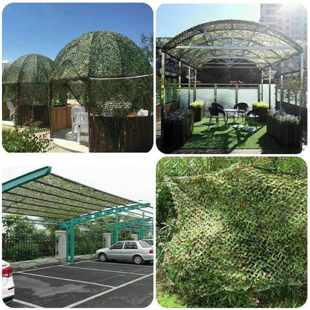 VILEAD Simple Garden Decoration Camouflage Nets Gazebo Mesh Fabric Army Military Camo Netting for Hunting Car Covers Shelter