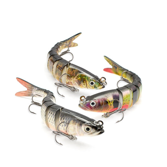 ODS 140mm 30g Sinking Wobblers Fishing Lures Jointed Crankbait Swimbait 8 Segment Hard Artificial Bait For Fishing Tackle Lure