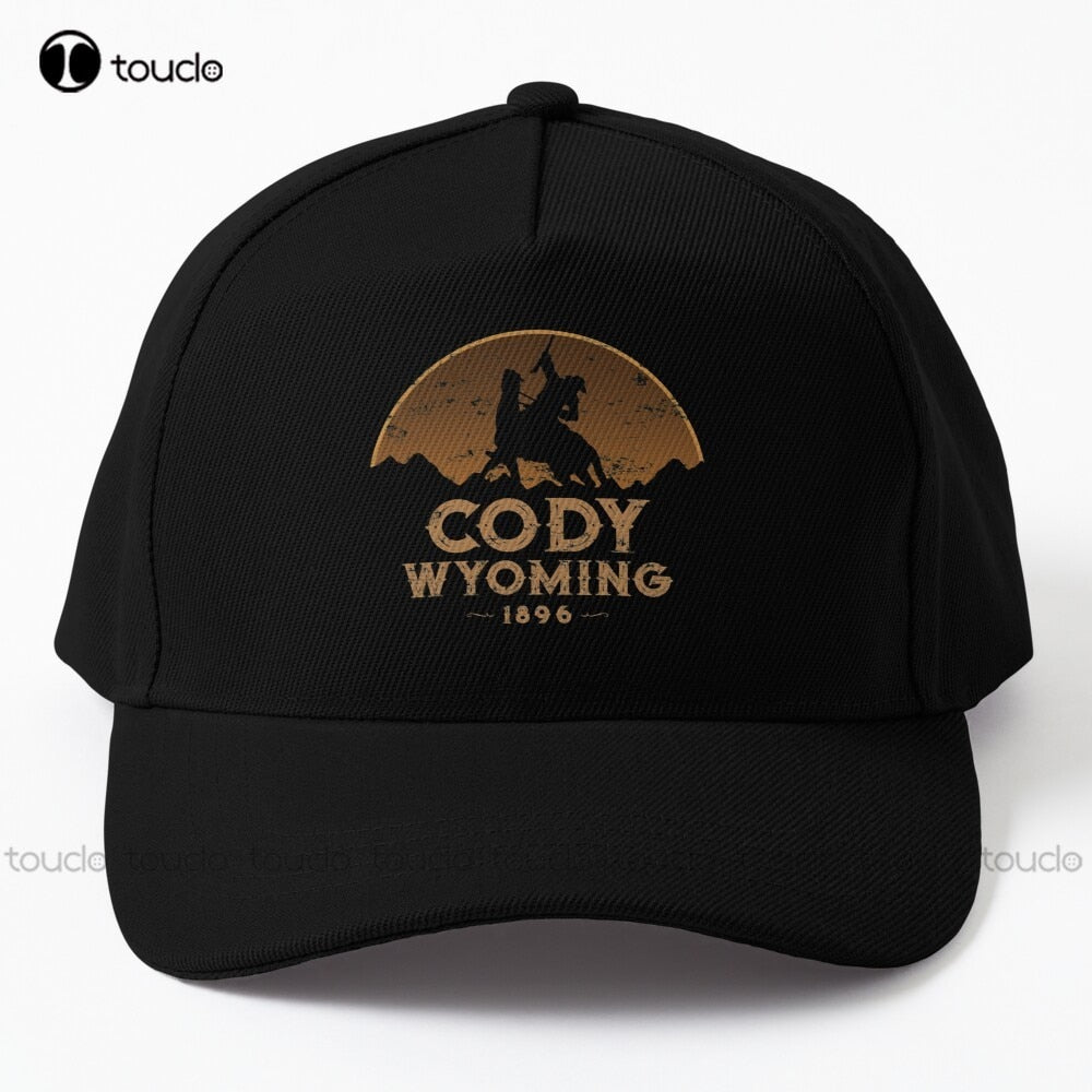 Cody Wyoming Buffalo-Bill Wild West Baseball Cap womens baseball hats Cotton Denim Caps Outdoor Climbing Traveling Custom Gift