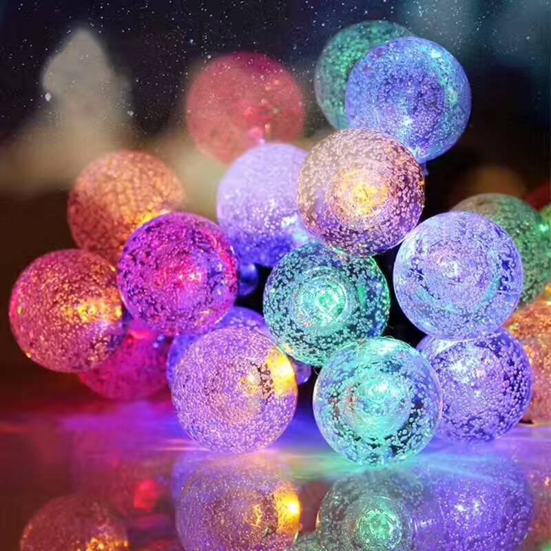 18 Styles Solar Garlands light string 5-12M Peach Flower Lamp Power LED String Fairy Lights Garden Christmas Decor For Outdoor