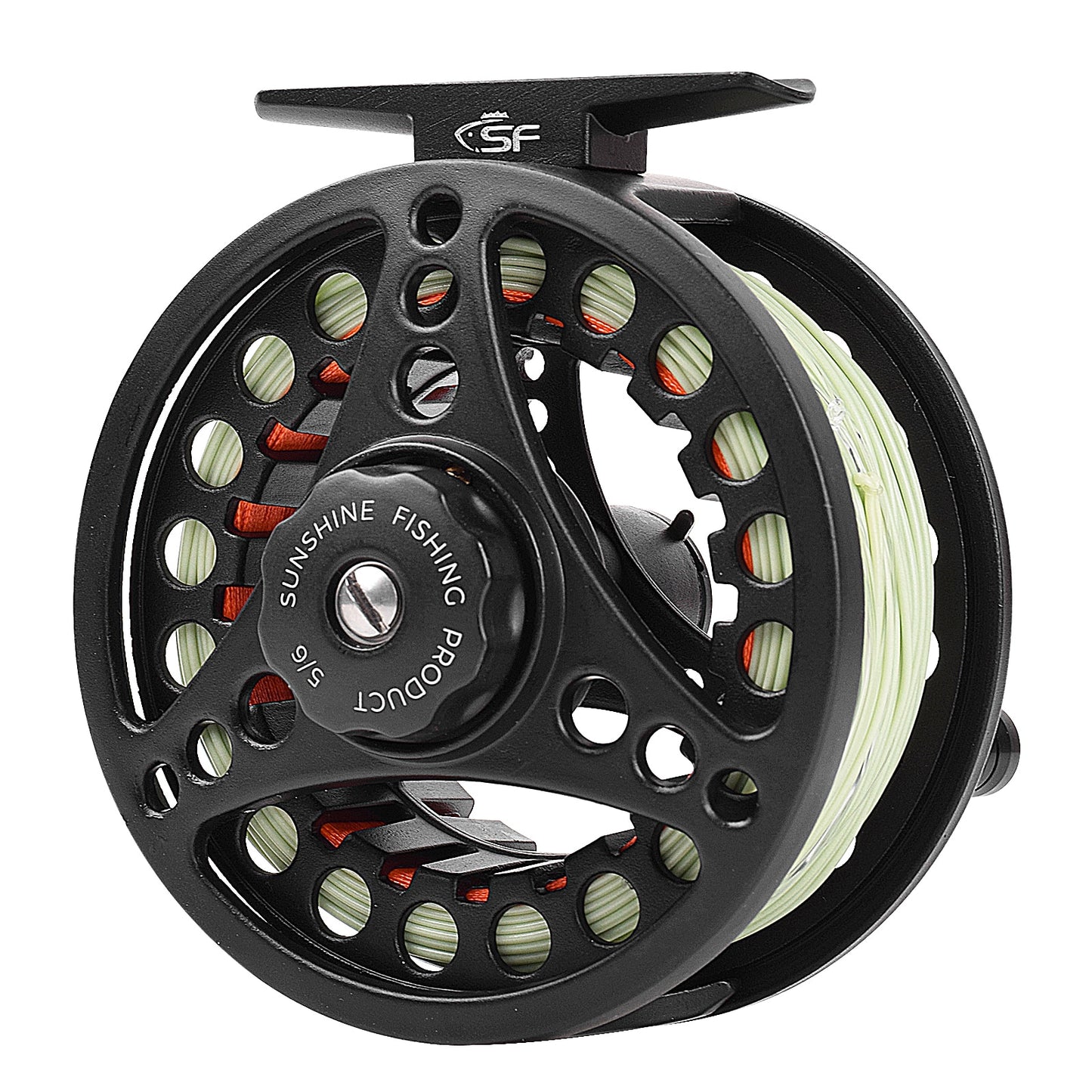 SF Fly Fishing Reel 3/4,5/6,7/8WT Fly Reel Combo Fly Reel Large Arbor Aluminum Alloy Body for Trout Bass Carp Pike Panfish