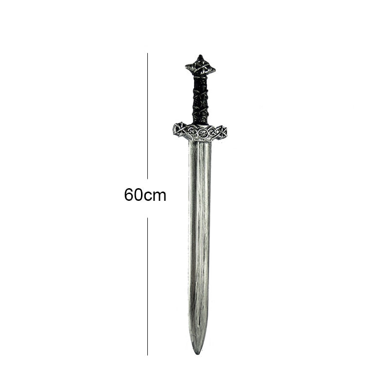 Cosplay Halloween Sword Pirate Skull Plastic Weapons Movie Anime Party Show Props Children School Stage Performance Toys