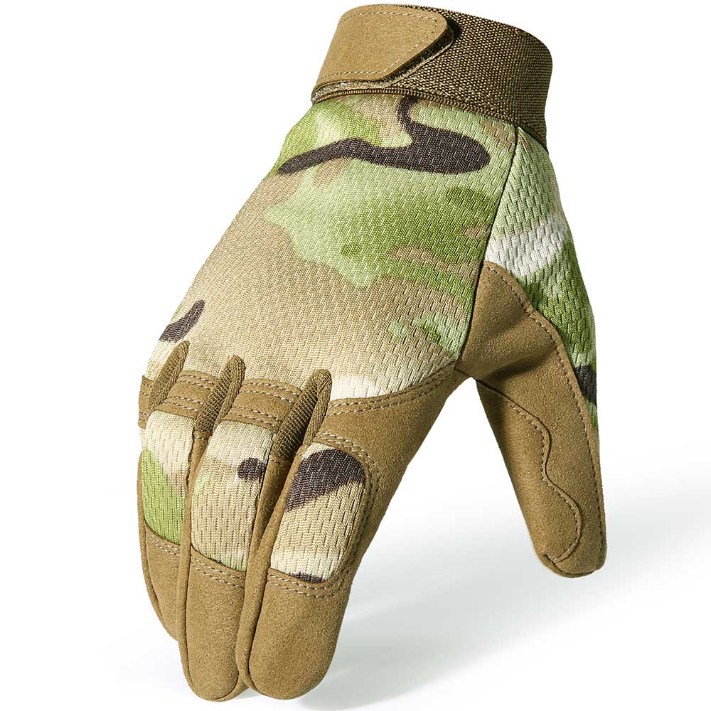 Outdoor Tactical Gloves Military Training Army Sport Climbing Shooting Hunting Riding Cycling Full Finger Anti-Skid Mittens