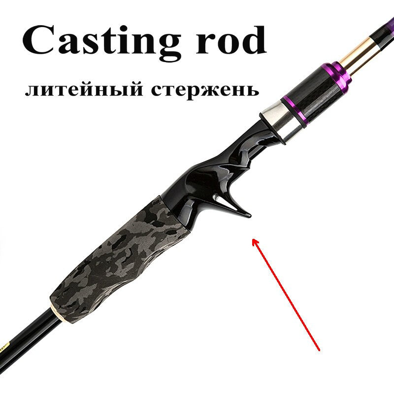 Spinning Fishing Rod 2.1m 2.4m 3 tips ML M MH 7' Carbon Fast Action Fishing Spinning Rod Lure Fishing Rods Johncoo thunderbolt